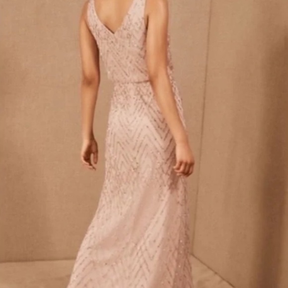 BHDLN X Anthropologie Blaise Sequined -blush pink - Picture 2 of 7